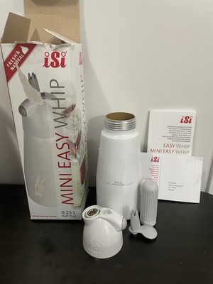 iSi Mini Easy Whip Dispenser 0.25 L Half Pint for Whipped Cream 