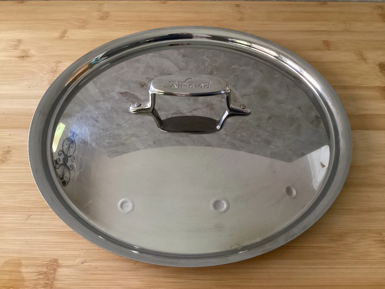 ALL-CLAD Stainless Lid for 12” Skillet, Stockpot, 4-Qt Weeknight Pan, etc.