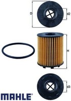 Mahle OX371D ÖLfilter MotoröLfilter
