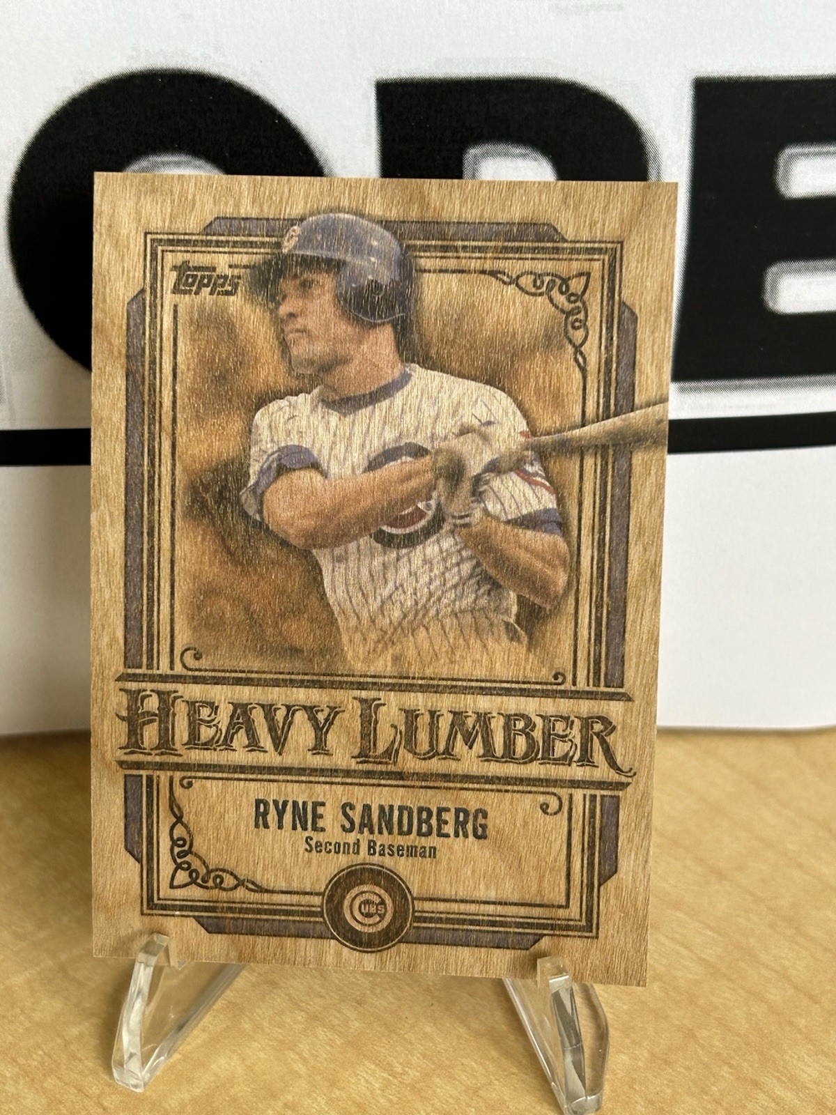 2025 Topps Update Ryne Sandberg Heavy Lumber Case Hit CUBS HOF