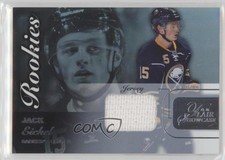 2015 Upper Deck Fleer Showcase Flair Row 0 Rookies Materials Jack Eichel #65 1o3