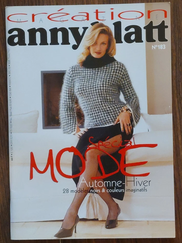 Anny Blatt Wolle Nr. 183 Zeitschrift Herbst/Winter 2001 Vintage viele Fotos - Bild 1 von 4