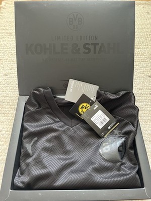 BVB Sondertrikot Kohle und Stahl, Größe L, 2019/2020 Evonik