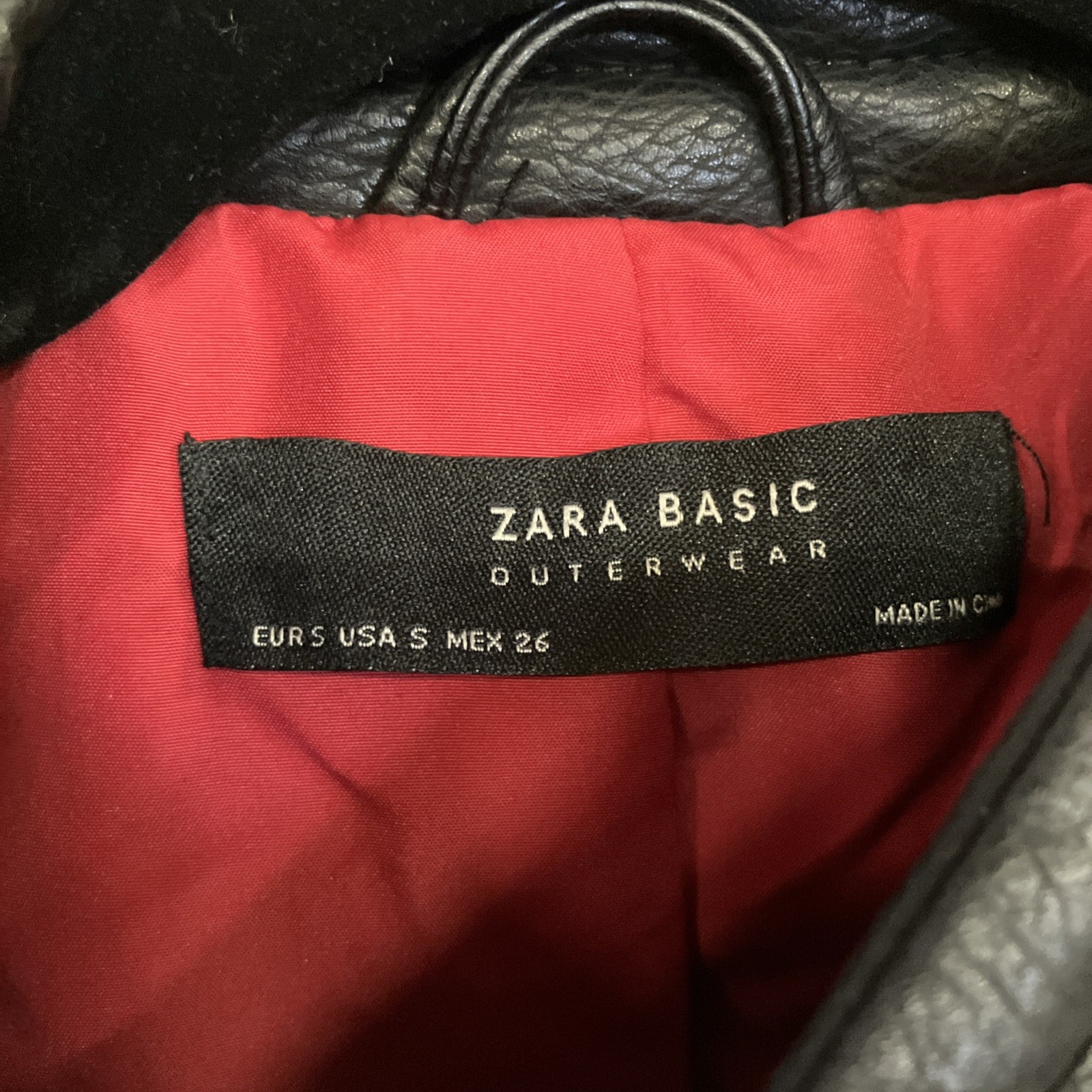 Woman’s Zara Basic Polyester Leather Looking Jack… - image 6