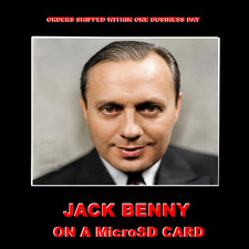 JACK BENNY PROGRAM. 952 OLD-TIME RADIO MP3 AUDIO SHOWS ON A MicroSD CARD