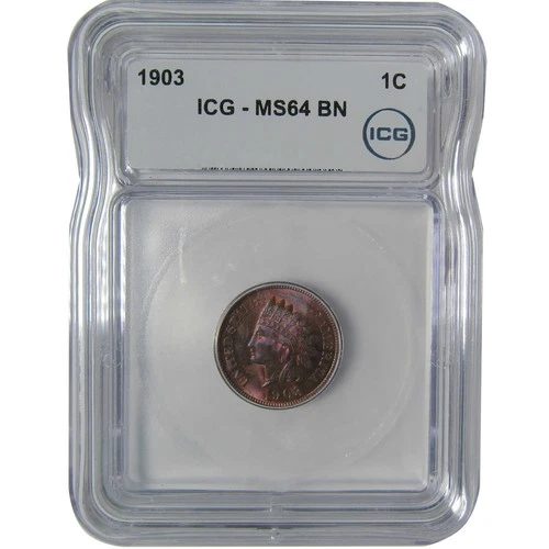 1903 Indian Head Cent MS 64 BN ICG Penny Uncirculated SKU:I22959