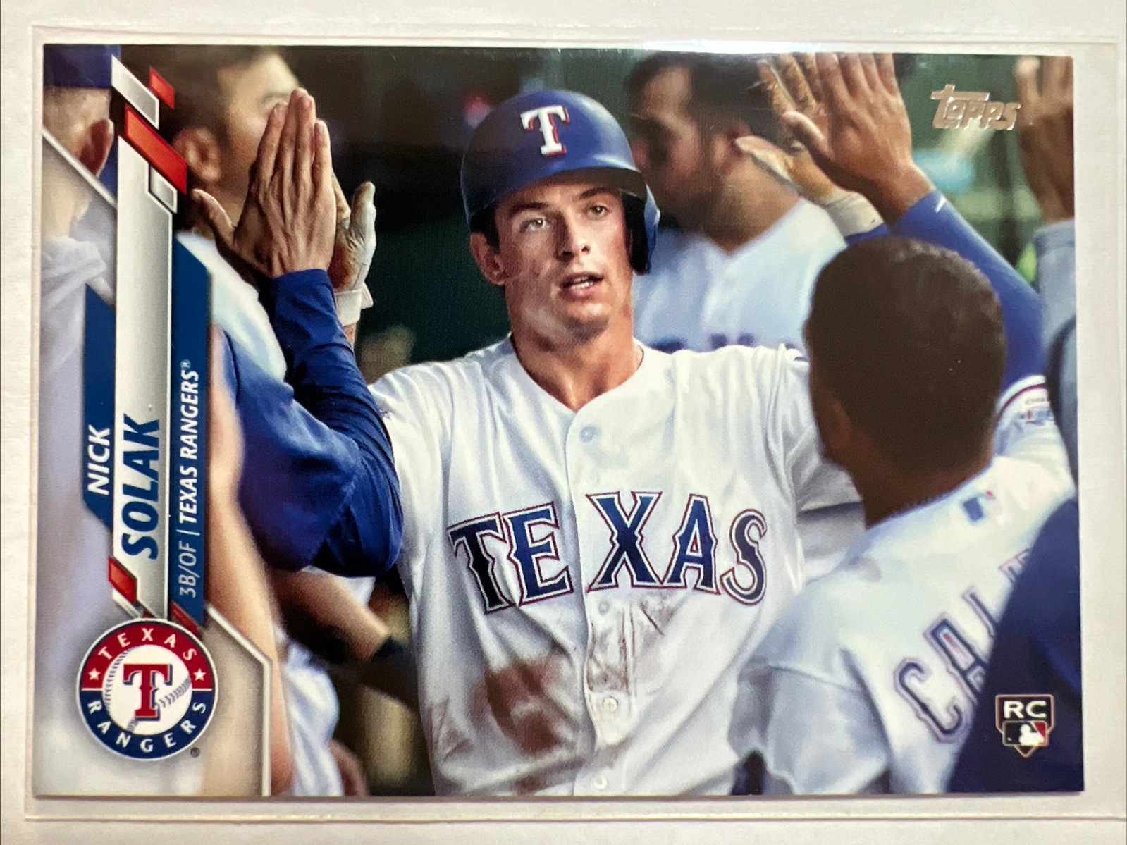 2020 Topps Update Series - SP Photo Variation #U-149 Nick Solak Rookie Rc Card