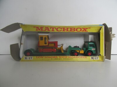 Matchbox King Size - (K17-A) Taylor Woodrow CASE Bulldozer - Global