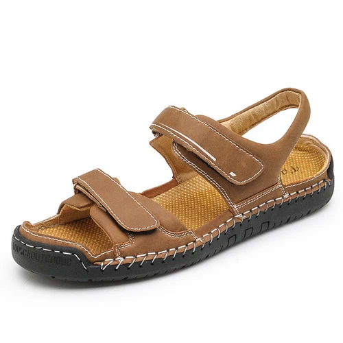 Sandalen Herren Outdoor Strand Trekkingsandalen Sommer Rutschfest Leichte Schuhe - Bild 11 von 14
