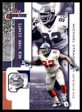2001 Fleer Game Time #55 Michael Strahan NRMT or Better