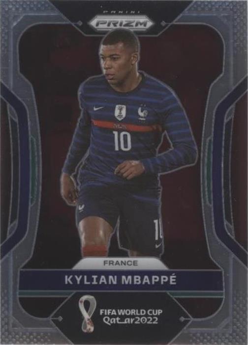 2022 Panini Prizm World Cup Qatar Kylian Mbappé #101 for