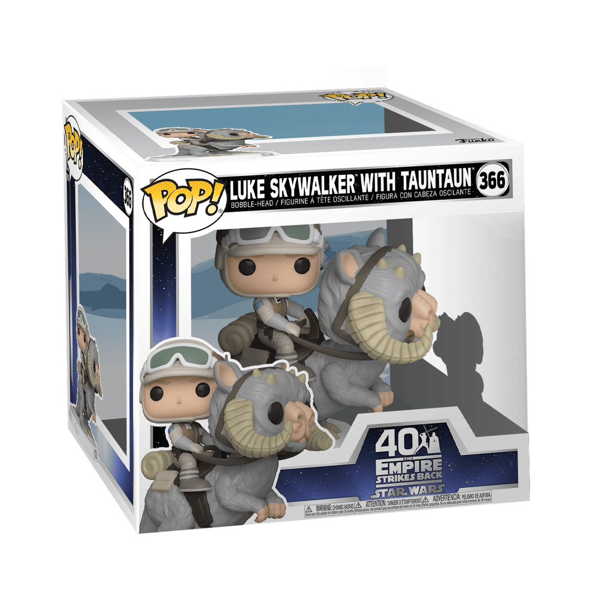 Figurine Funko Pop Star Wars - Luke Skywalker & Tauntaun #366 Deluxe - Édition 2020