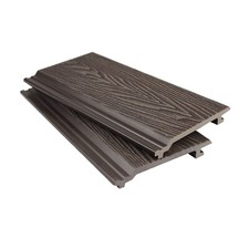 Premium WPC Woodgrain Composite Shiplap Cladding Boards 3600mm Exterior Interior