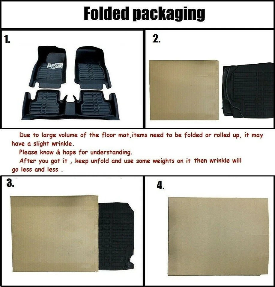 Alfombrillas impermeables XPE aptas para Toyota Camry 2007-2017 para todas las estaciones Foto 3 de 4