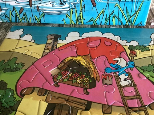 SMURFS VINTAGE JIGSAW PUZZLES SEE THE PICS - Picture 4 of 4