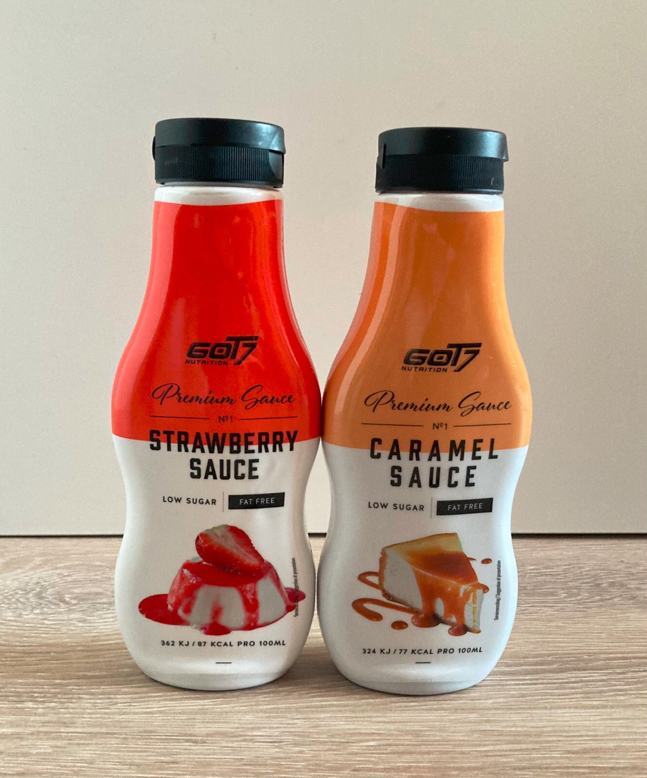 Got7 Premium Sauce Set 2 tlg. Strawberry Caramel 250ml *NEU*
