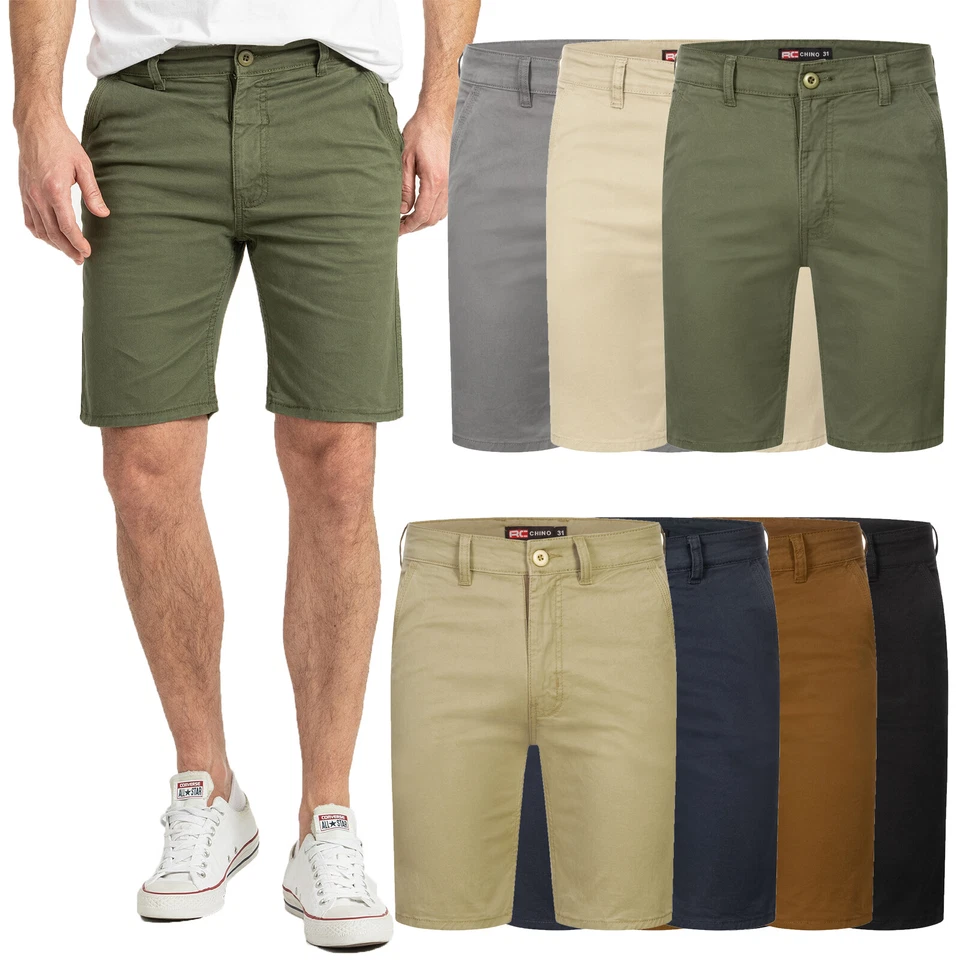 Shorts Herren Kurze Hose Chino Rock Creek Herren Chinoshorts Bermuda H-376 NEU - Bild 1 von 1