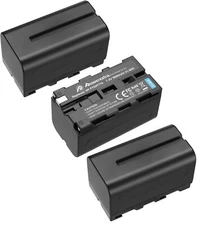 [ 3-Pack ] PowerExtra NP-F750 5600mAh Li-ion Replacement Battery