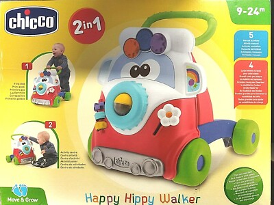 Lauflernwagen Chicco Happy Hippie 2in1 First Steps Lauflernhilfe Spielzeug 