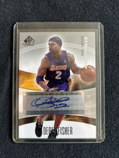 Derek Fisher /100     Certified Signature  Autograph Auto Card