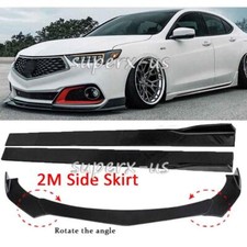 Car Front Bumper Lip Body Kit Spoiler Splitter For Acura Tl 78.7 Side Skirt