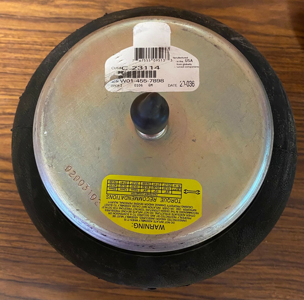 HENDRICKSON Airride Air Spring W01-455-7898 W014557898 | eBay
