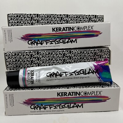 Keratin Complex GraffitiGlam Keratin Enhanced Intense Direct Pigments 3.4oz NIB