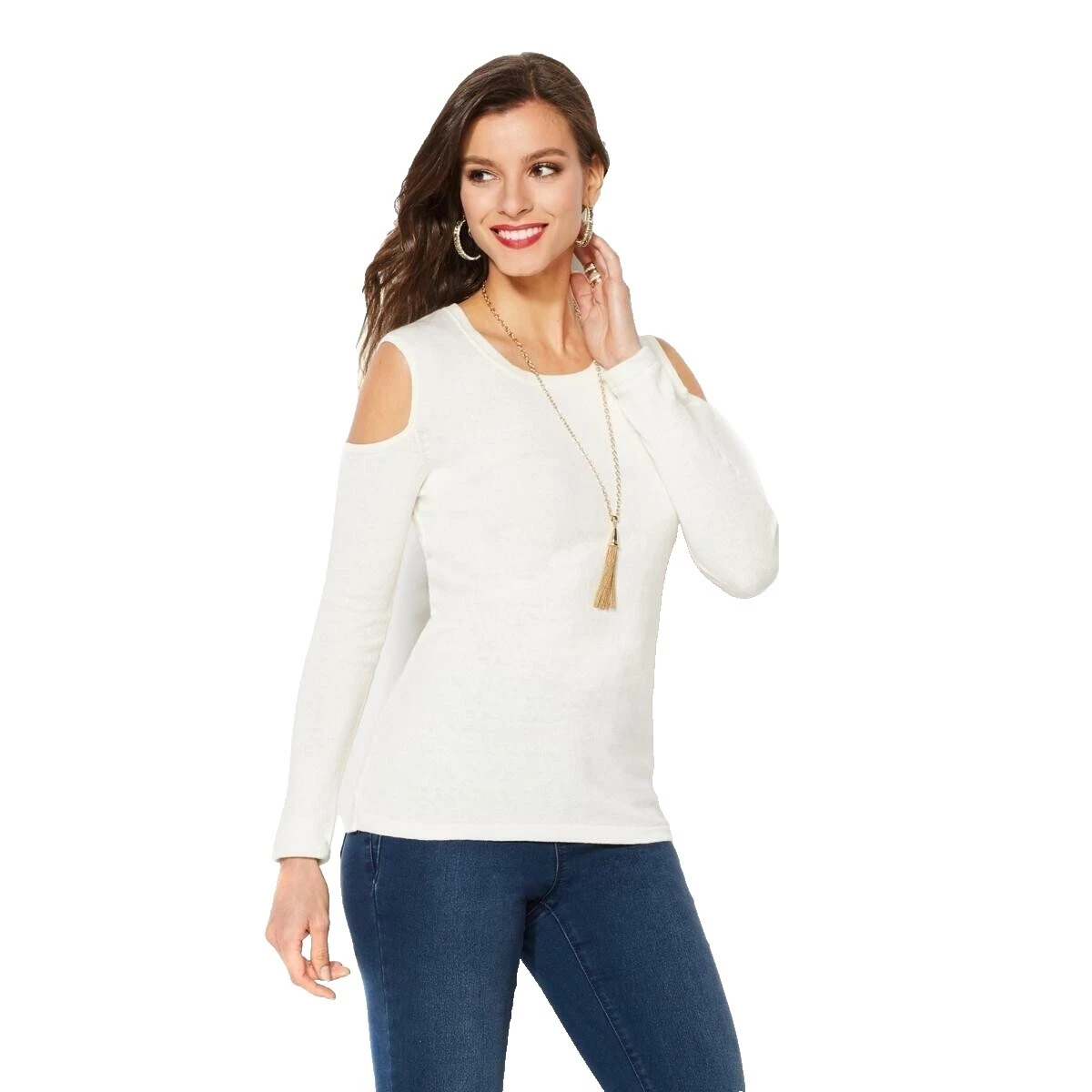 Cashmere Crew Neck Tops for Women