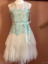 Girls Party Dress Size 16 Chantilly Place Recital Flower Girl NWT Lace Chiffon