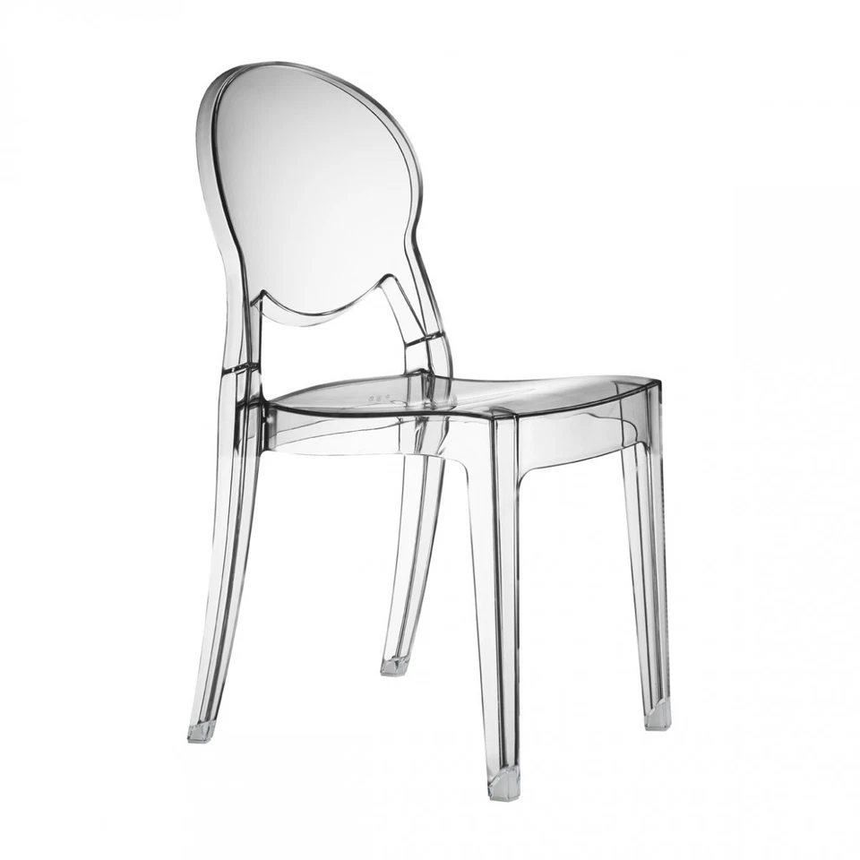 SCAB DESIGN SET 2 SEDIE SEDIA IGLOO CHAIR POLICARBONATO CASA BAR RISTORANTI - Immagine 3 di 4