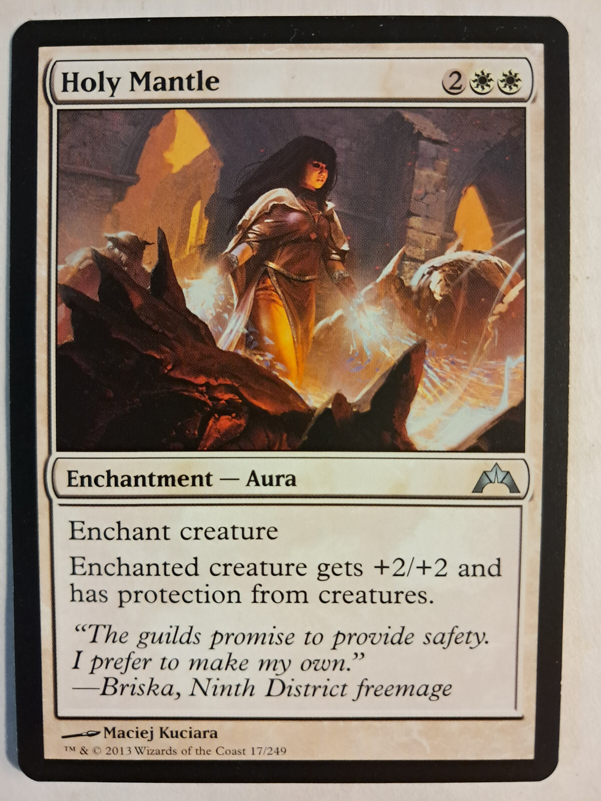 Holy Mantle (17/249) Gatecrash NM MTG Magic BULK DISCOUNT