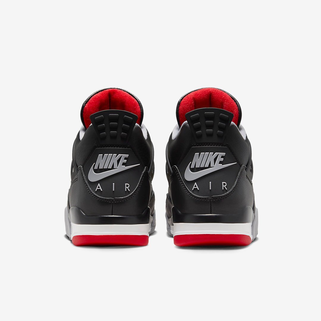 靴 NIKE AIR JORDAN 4 BRED aj4 27cm US9 Air Jordan 4 Retro 'Bred Reimagined' Older Kids' Shoes. Nike ID