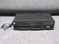 Sanyo RD W59 Double Tape/Dual Cassette Deck Recorder Stereo Tape Player