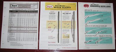 1968 69 70 71 72 73-77 ANCO Wiper Arms_Blades Specs Application Catalog 3vol SET