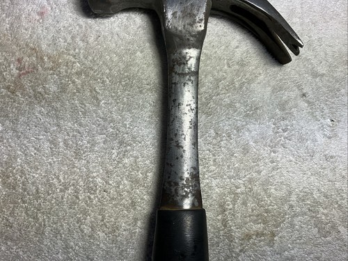 Vintage =Craftsman=3825 16 oz Carpenters Claw Hammer Neoprene Handle - RARE - Picture 5 of 9