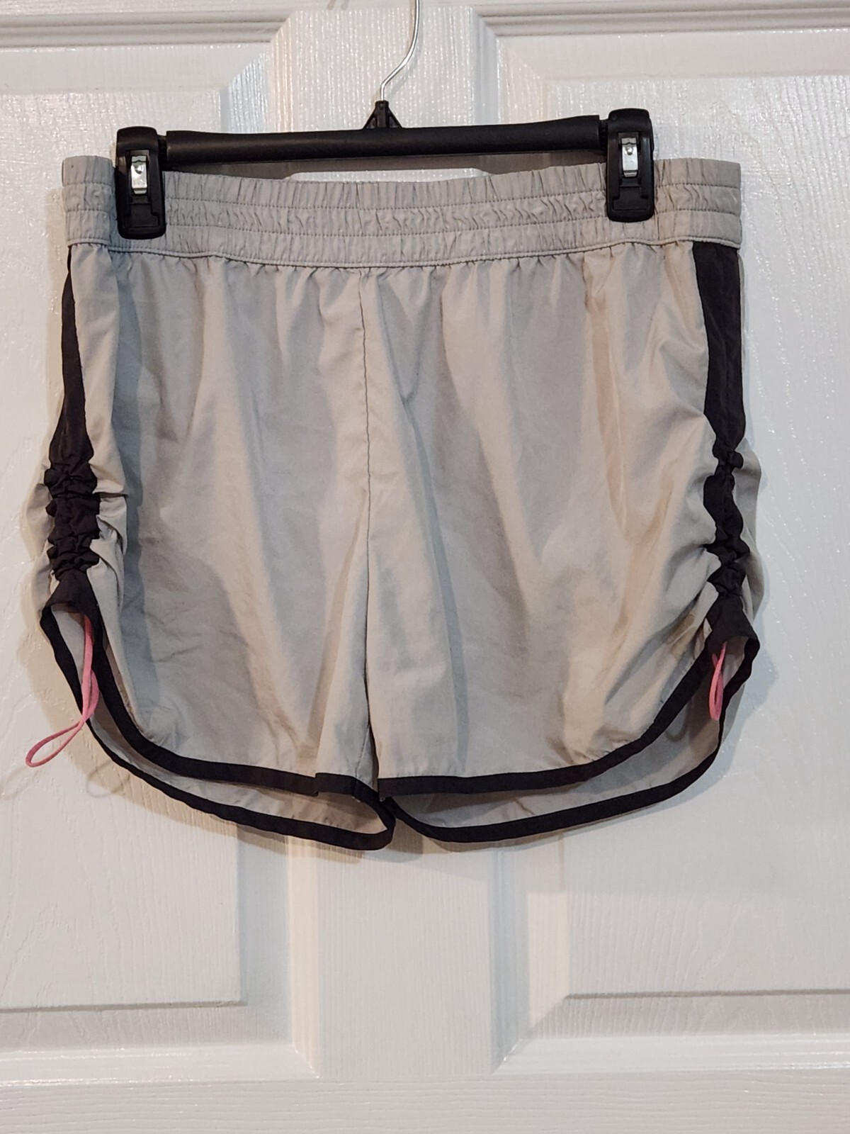 Pantaloncini sportivi Fila Sport grigi da donna cravatta laterale corsa taglia M