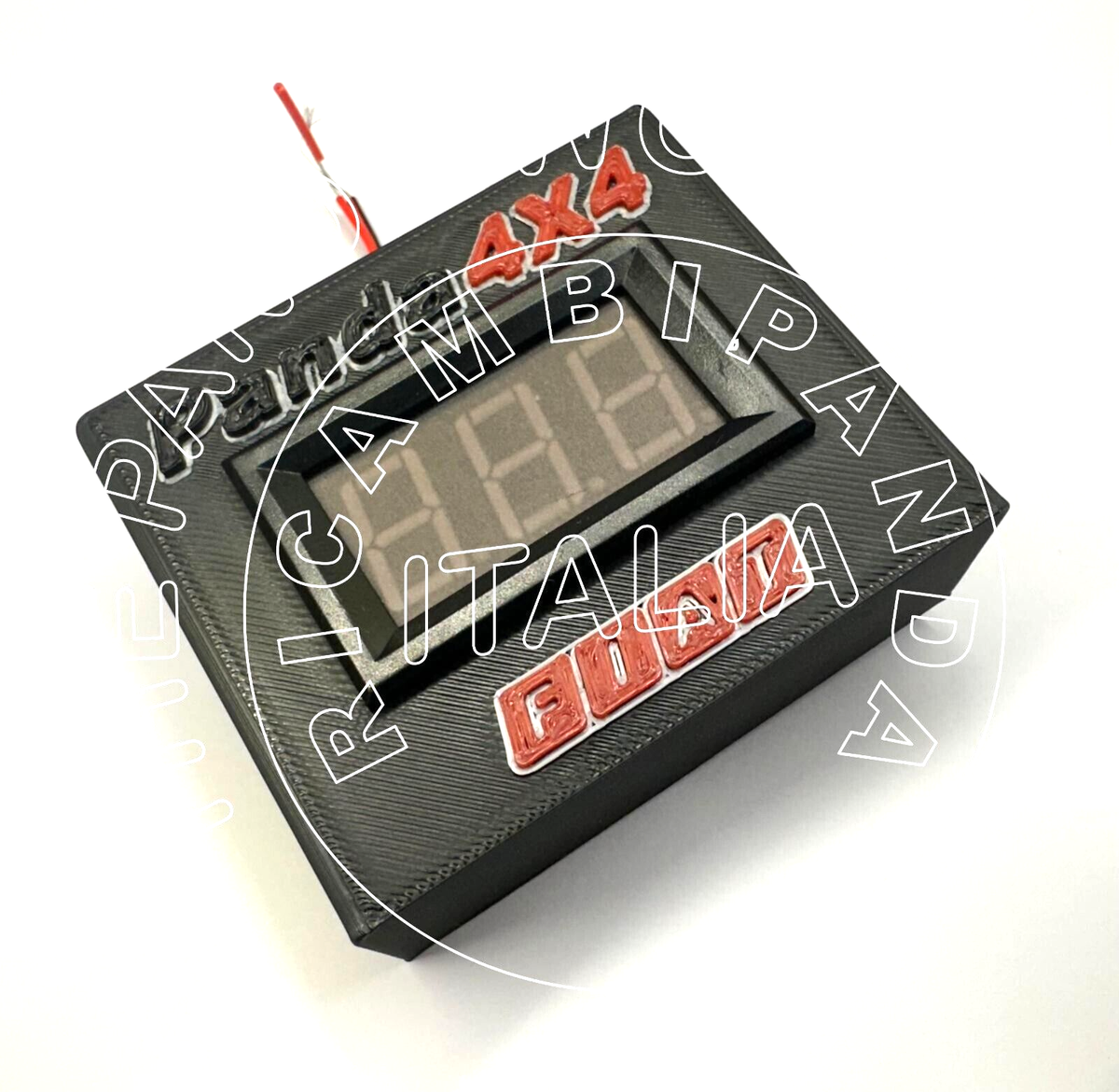 FIAT PANDA4X4 VOLTMETRO PERSONALIZZATO PANDA 4X4 ROSSO RICAMBIO