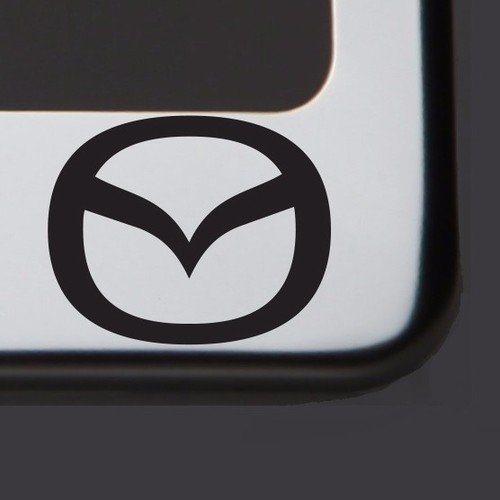 New Chrome T304 License Plate Frame Tag Mazda Black Letter Laser Etched Engraved - Bild 4 von 7