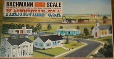 Bachmann SUBURBAN STATION kit 1911-200 PLASTICVILLE U.S.A. - IOB - O - S