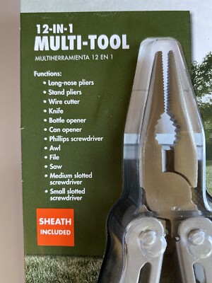 OZARK TRAIL 12-IN-1 MULTI- TOOL SHEATH INCLUDED BRAND NEW! FACTORY