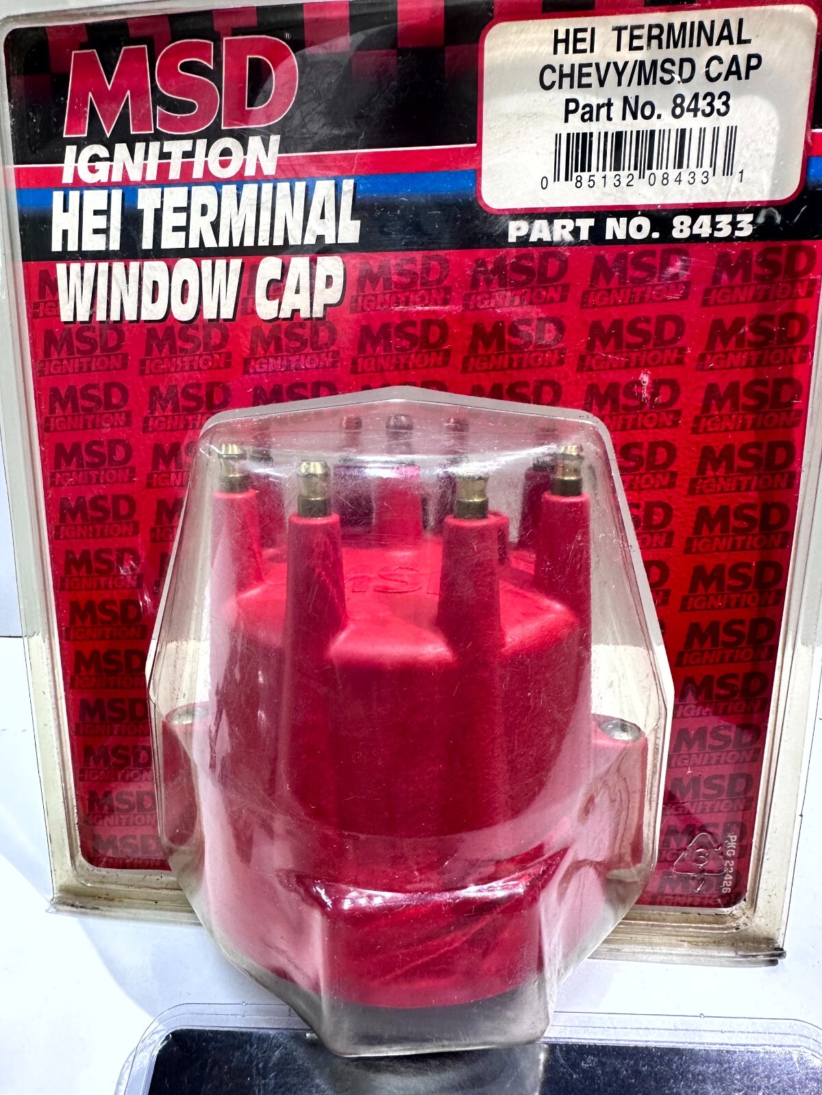 MSD 8356 SBC BBC DUAL PICKUP SLIP COLLAR DISTRIBUTOR NEW CAP KIT NEW