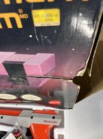 Nintendo Action Set Console bilingual box complete tested NES Mario Duck Read De