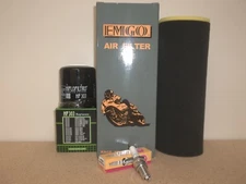 Yamaha Tune up Kit Grizzly 660 YFM660 YFM Oil Air Filter + Spark Plug 2002-2008