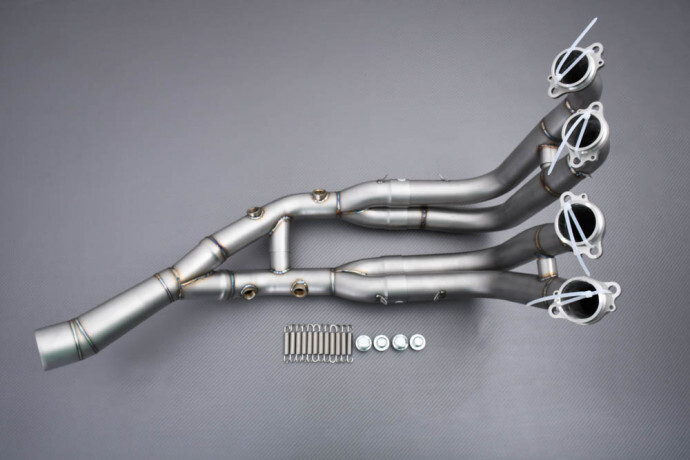 Échappement complet 60mm pour BMW S1000RR 2019-2022 0E21 en acier inoxydable