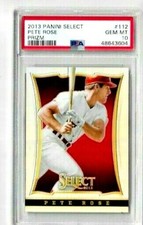 2013 Panini Select Pete Rose Prizm PSA 10