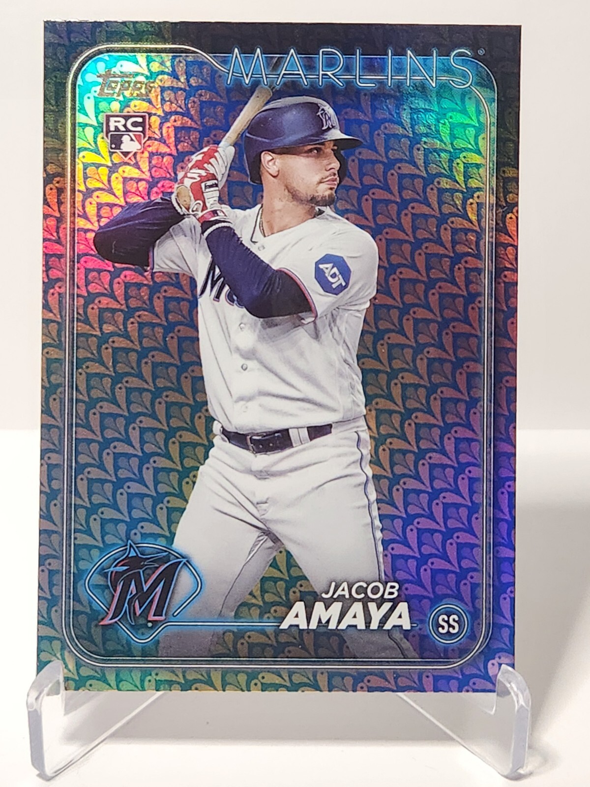 2024 Topps Series 1 - Holiday #144 Jacob Amaya (RC)