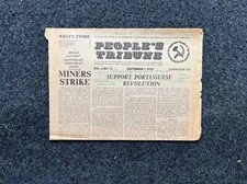 1975 Portuguese Revolution, Carnation Revolution, Propaganda Newspaper, Vintage