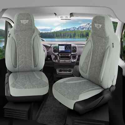 Pilot Wohnmobil Sitzbezüge passend für EverGreen RV 27SA (Grau)
