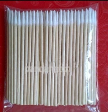 new 200  Spearhead wood cleaning cotton swab for makeup cleaning / IT cleaning