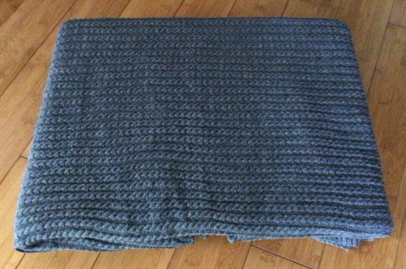 Bedeck of Belfast Miya Throw, Blue Chambray RRP £165.00